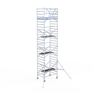 Aluminium rolsteiger 2.50 x 135 x 9,2 meter werkhoogte