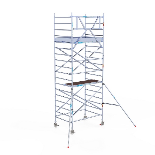 Aluminium rolsteiger 2.50 x 135 x 6,2 meter werkhoogte