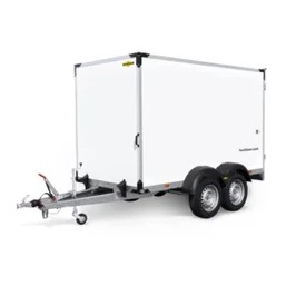 Gesloten aanhangwagen 1.5 x 1.5 x 3.0 meter 1300 kg Gesloten aanhangwagen 1.5 x 1.5 x 3.0 meter 1300 kg